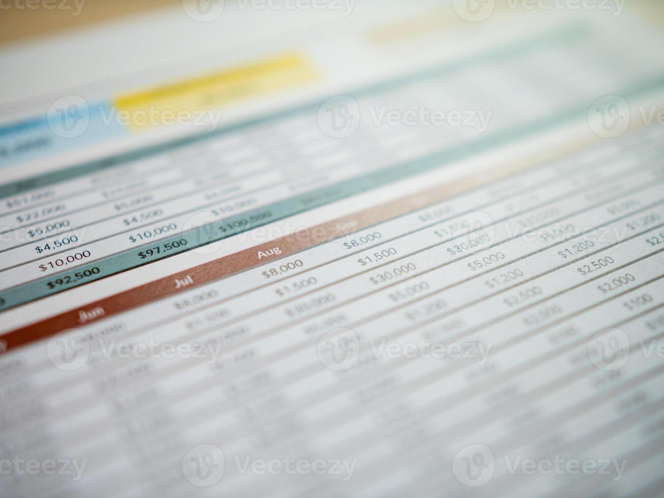Business analysis report financial insights for growth in office environment photo