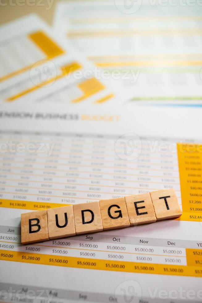 Budget planning for small business success office document professional aerial financial strategy photo