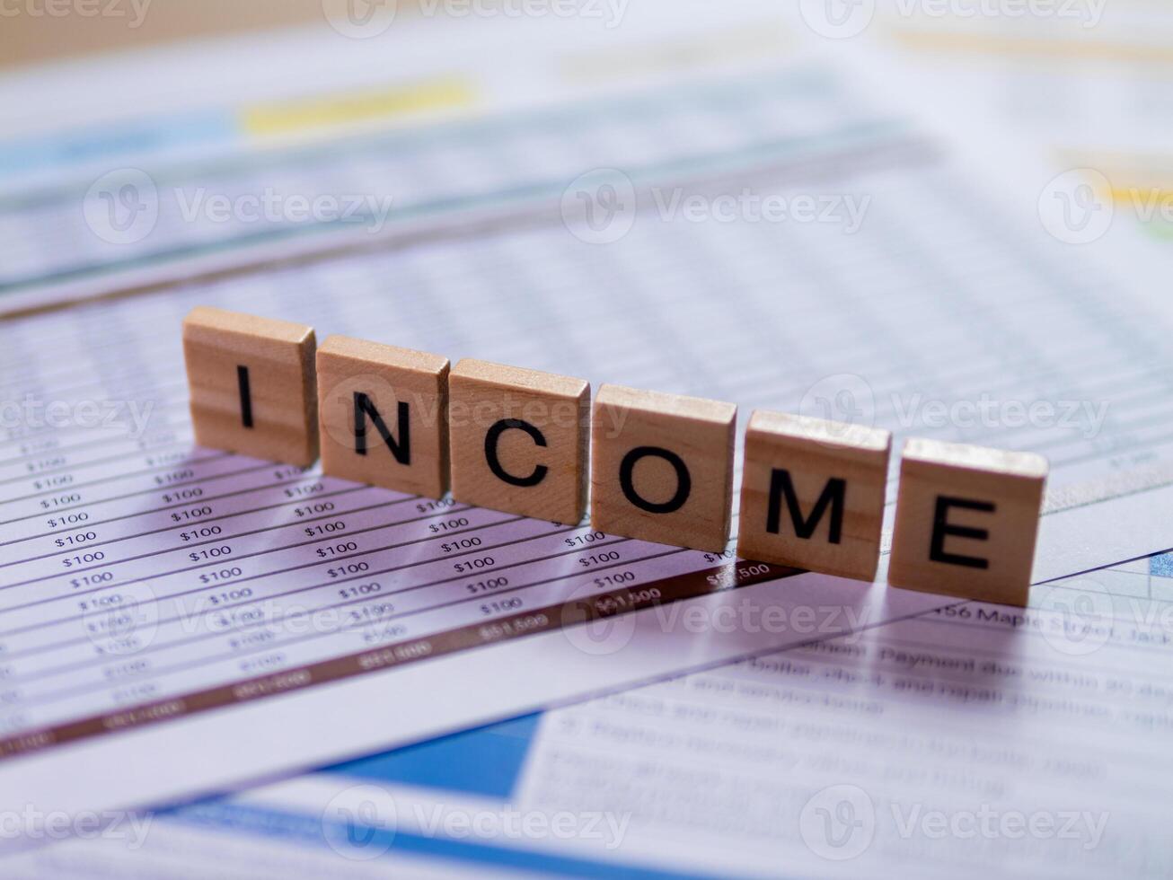 Business income analysis financial reports in office environment detailed insights for growth photo