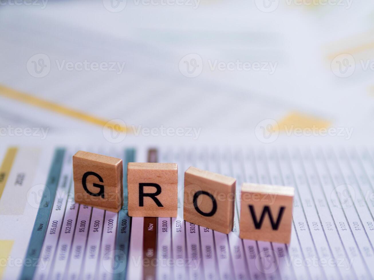 Business growth strategies analyzing data for success in a corporate environment photo
