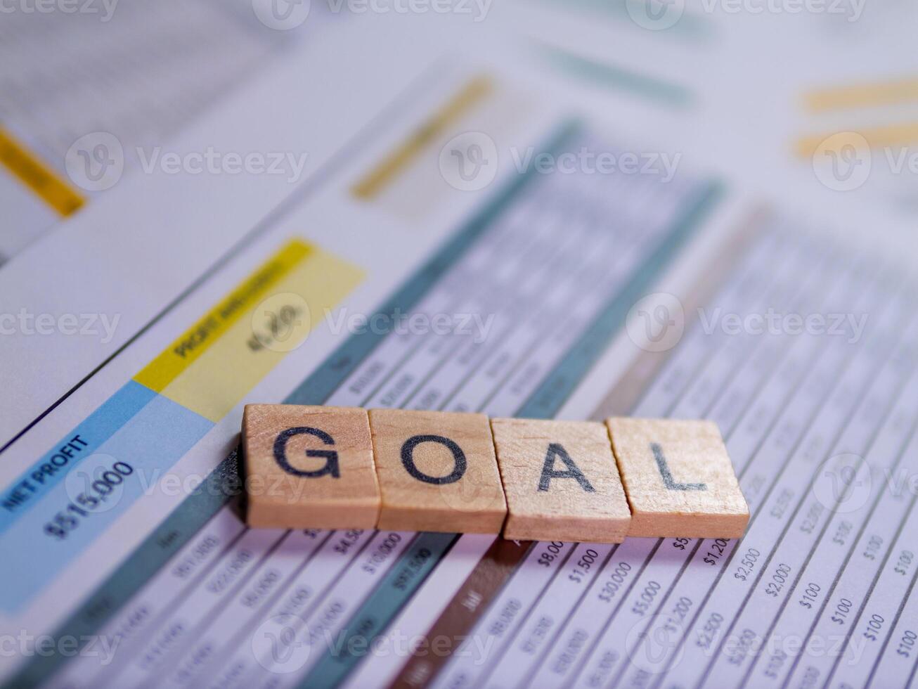 Achieving business objectives strategic planning and visual data in office environments photo