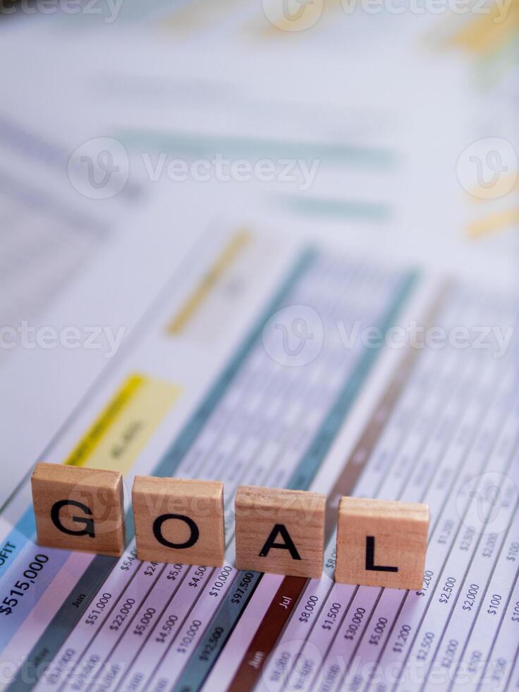 Strategic business goals achieving success with effective planning and metrics photo