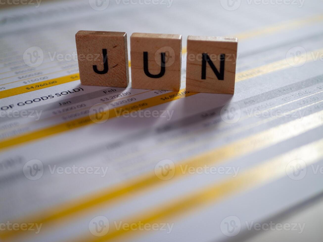 Sales report overview for june analysis business environment detailed document corporate perspective photo