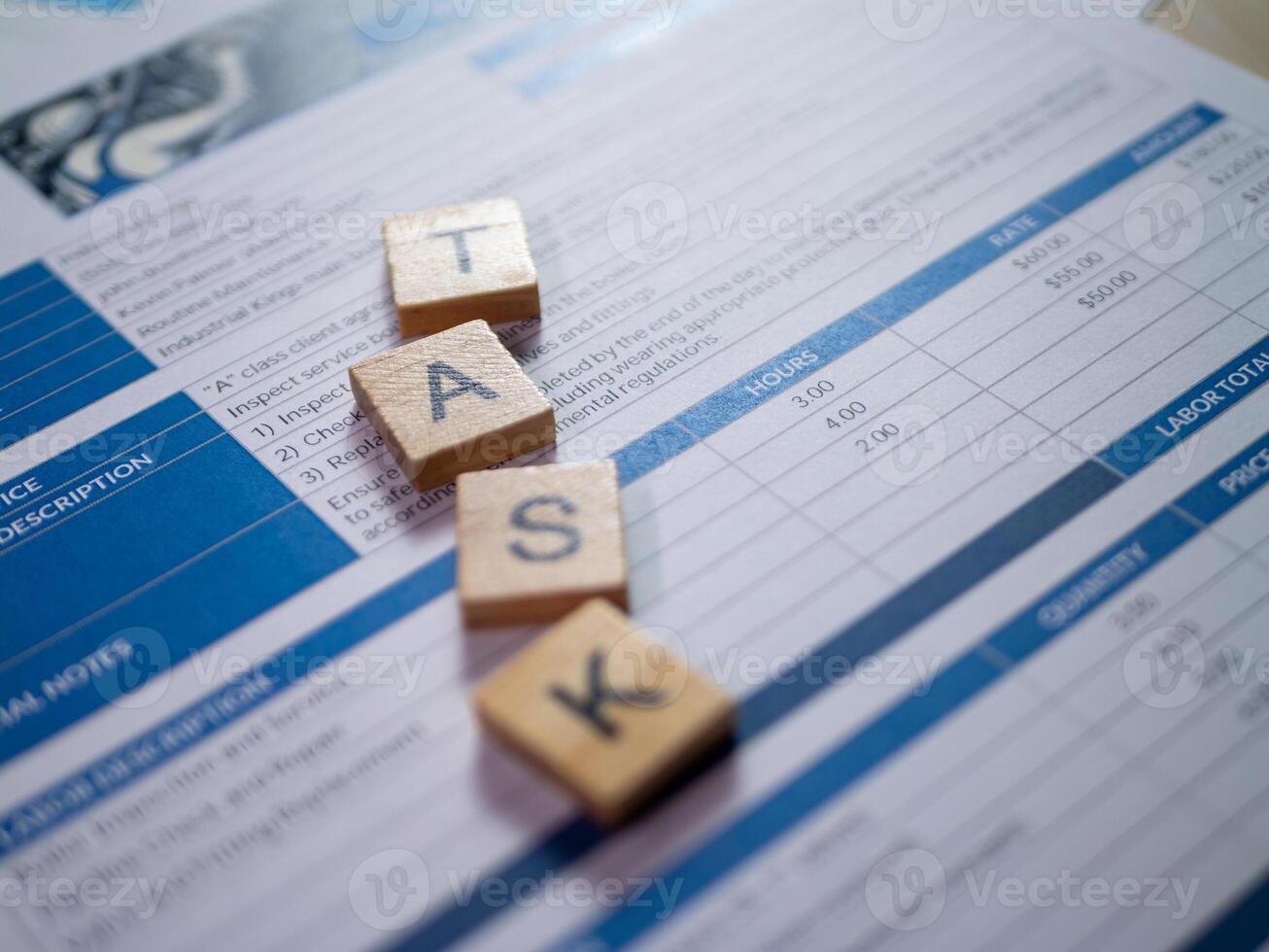 Workflow management in paper offices task organization and project overview for productivity photo