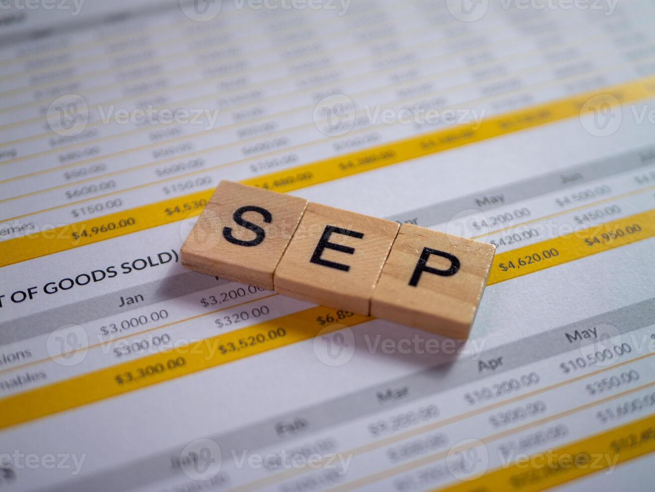 Financial insights from monthly sales report a business workspace analysis overview photo
