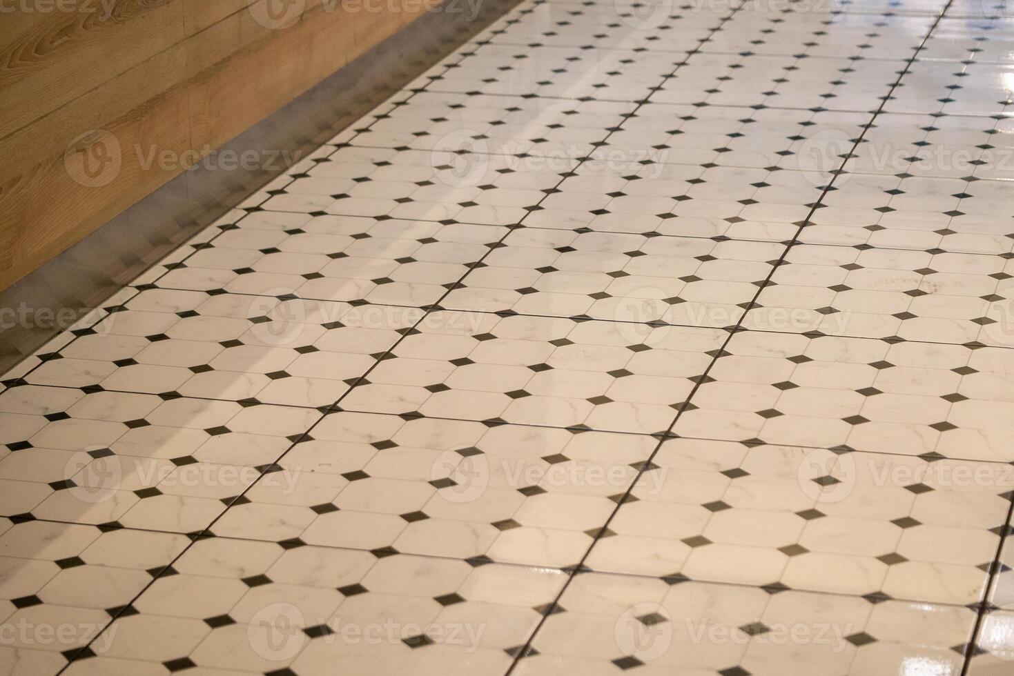 Elegant tile flooring design modern interior indoor space close-up view aesthetic appeal photo