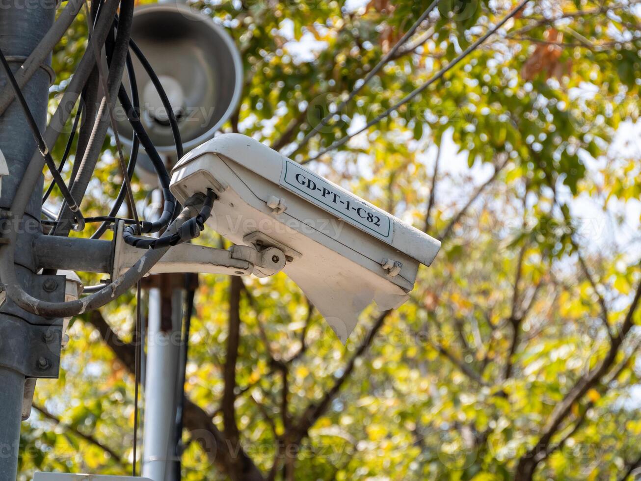 Surveillance camera technology enhances security in urban areas informative image clear view photo