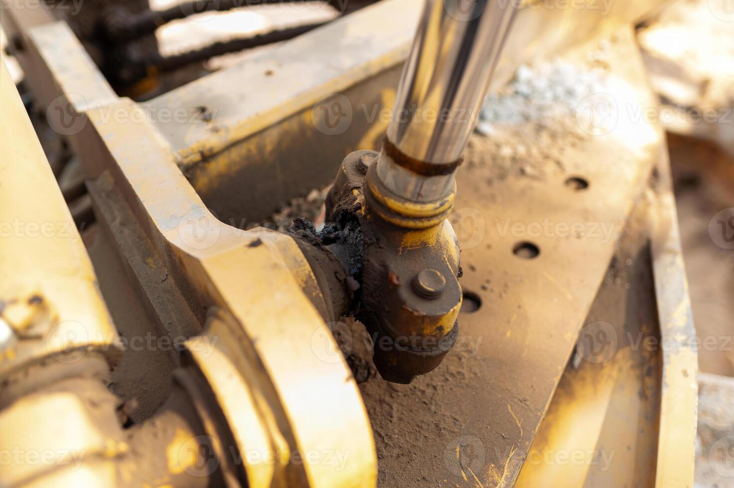 Industrial machinery maintenance workshop equipment close-up engineering precision mechanics photo