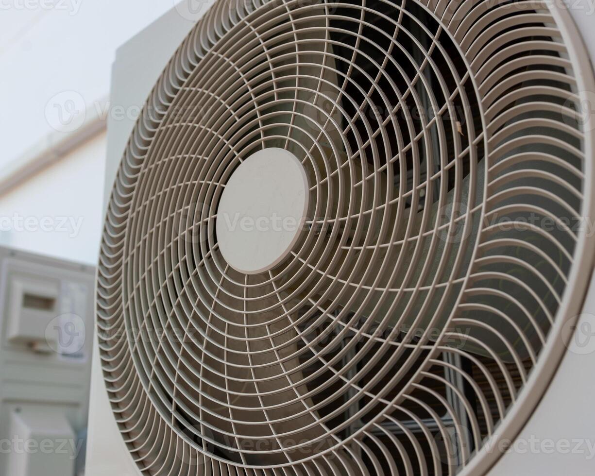 Air conditioning unit operation indoor setting product modern environment close-up comfort concept photo