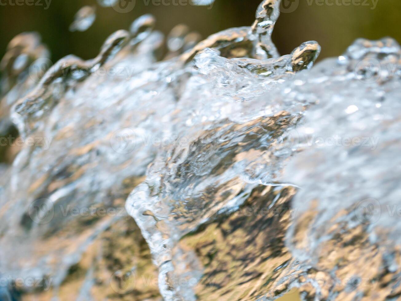 Dynamic water splash action natural environment close-up vibrant viewpoint fluid concept photo