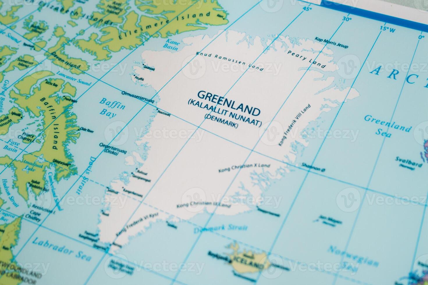 Exploring greenland aerial map and educational insights into arctic geography photo