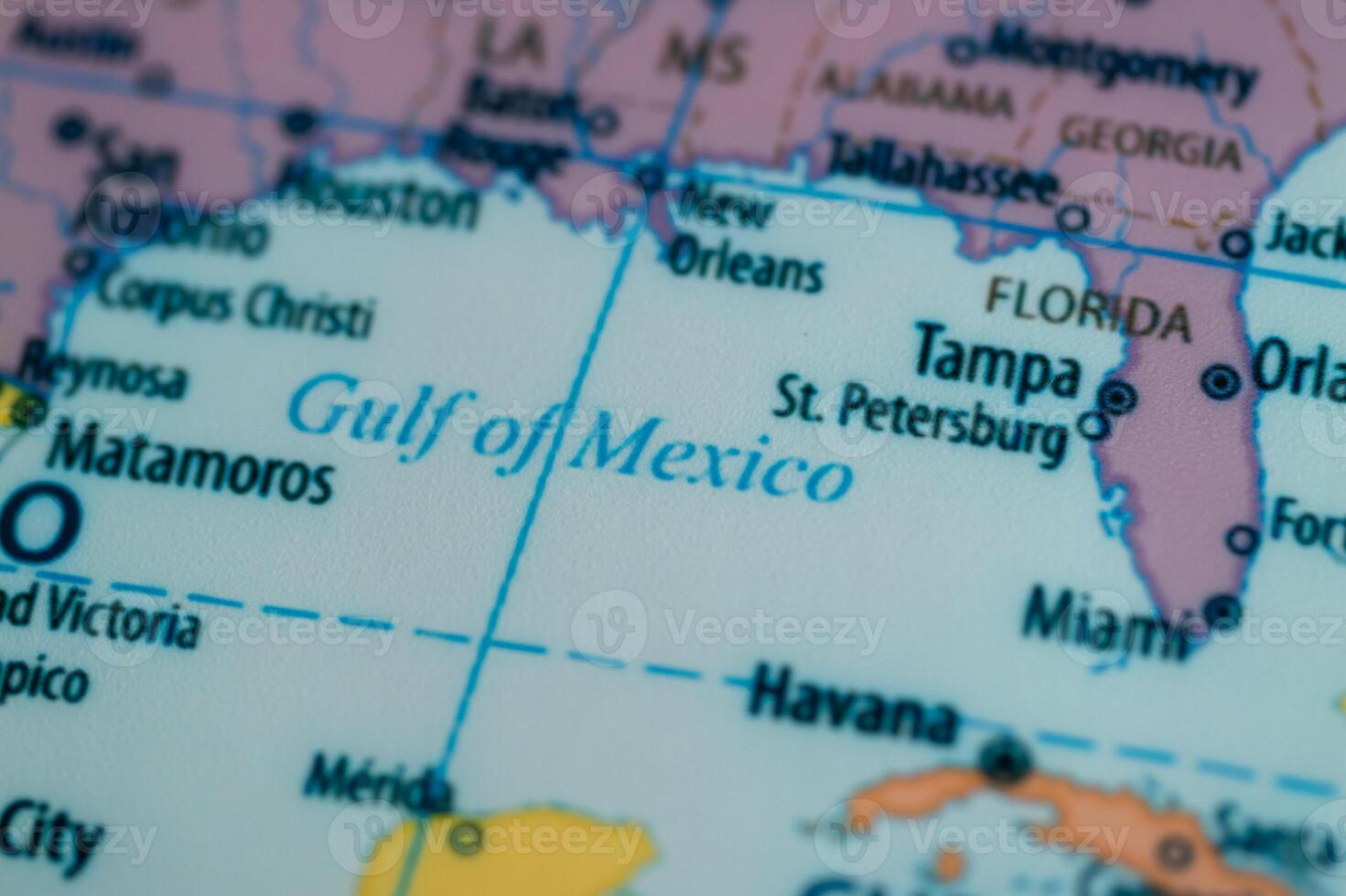 Exploring the gulf of mexico geographic insights and aerial overview of coastal regions photo