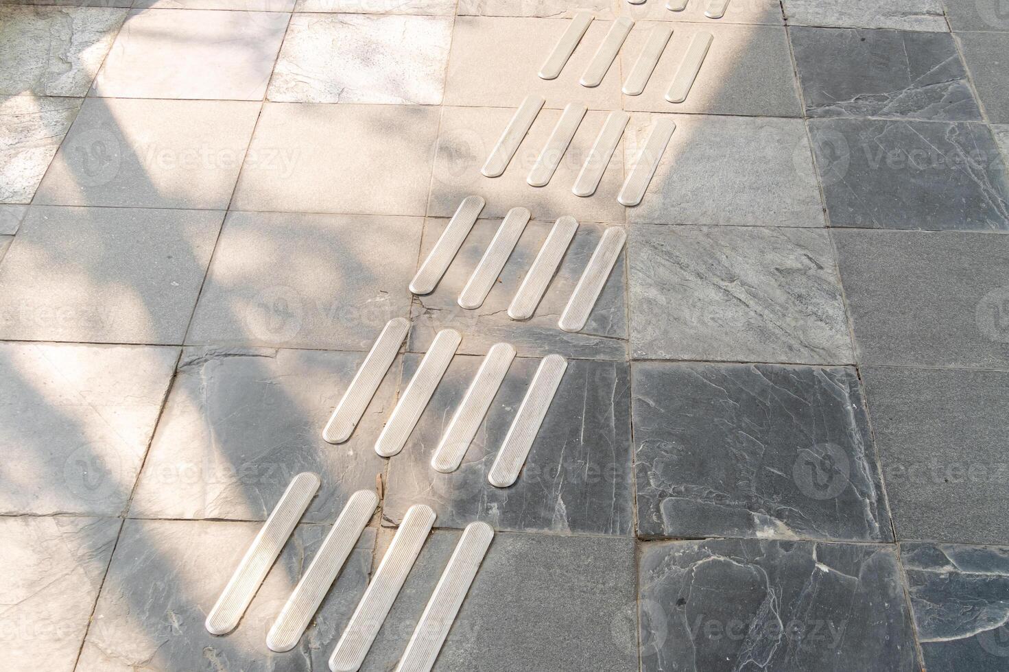 Pathway design features urban area image series pavement textures ground level accessibility concept photo