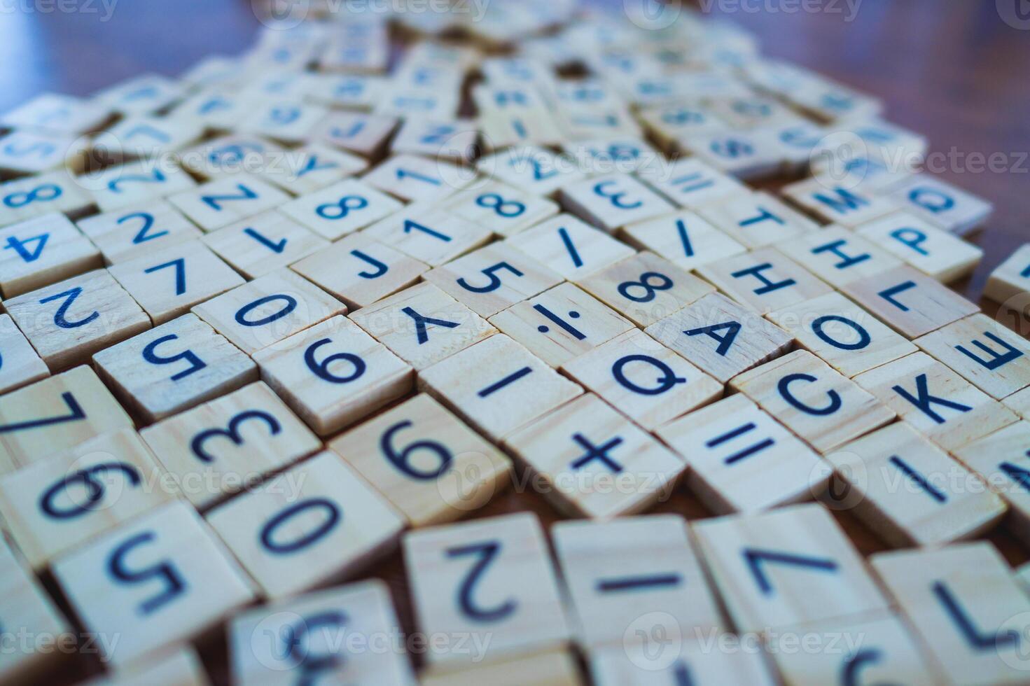 Engaging numerical games creative space educational content cozy environment close-up learning fun photo