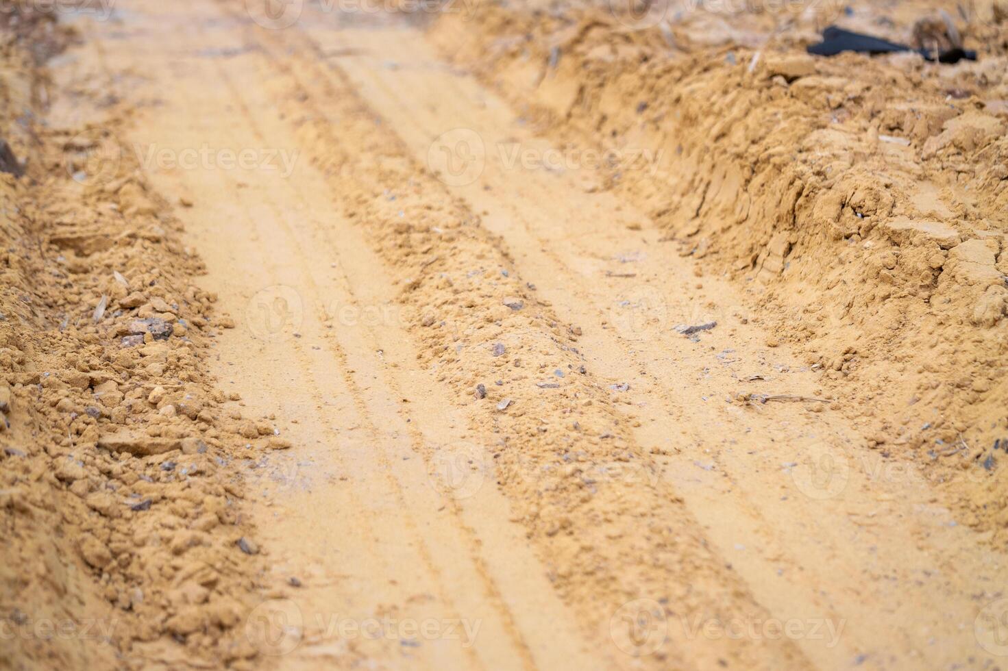 Construction pathway progress rural area natural environment ground level road development photo