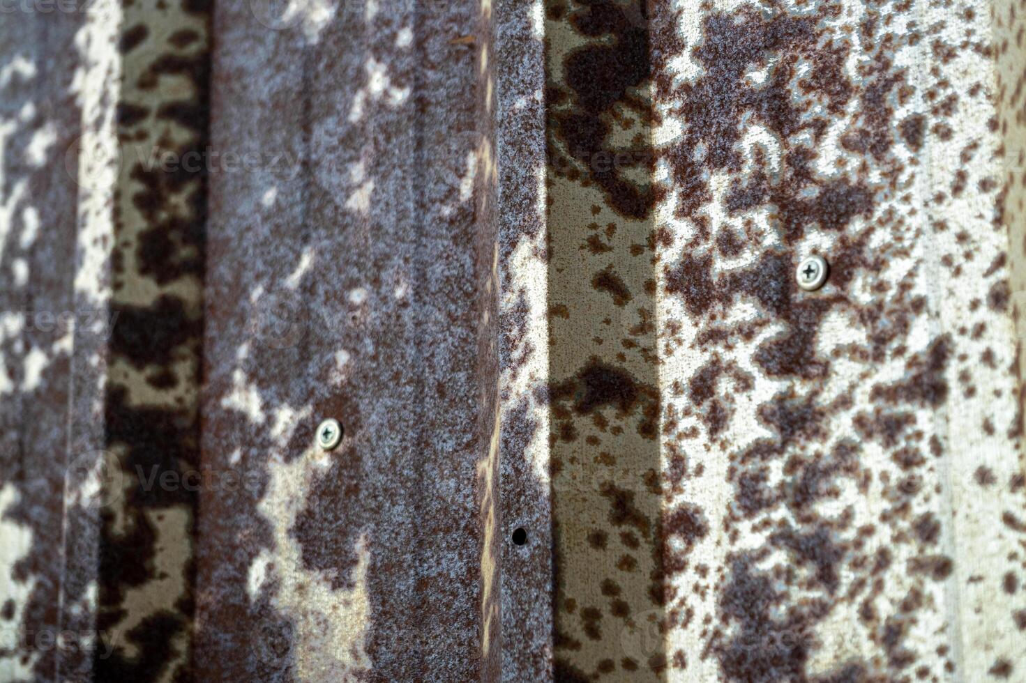 Rusty metal textures urban environment close-up industrial setting abstract concept photo