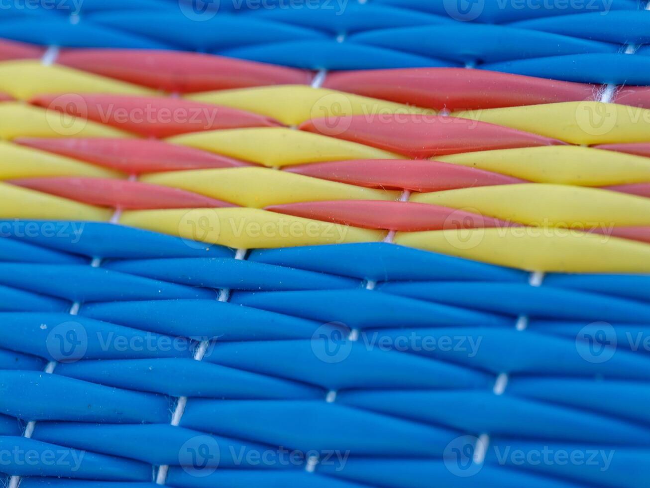 Colorful woven textile patterns close-up fabric art vibrant environment detailed view design concept photo
