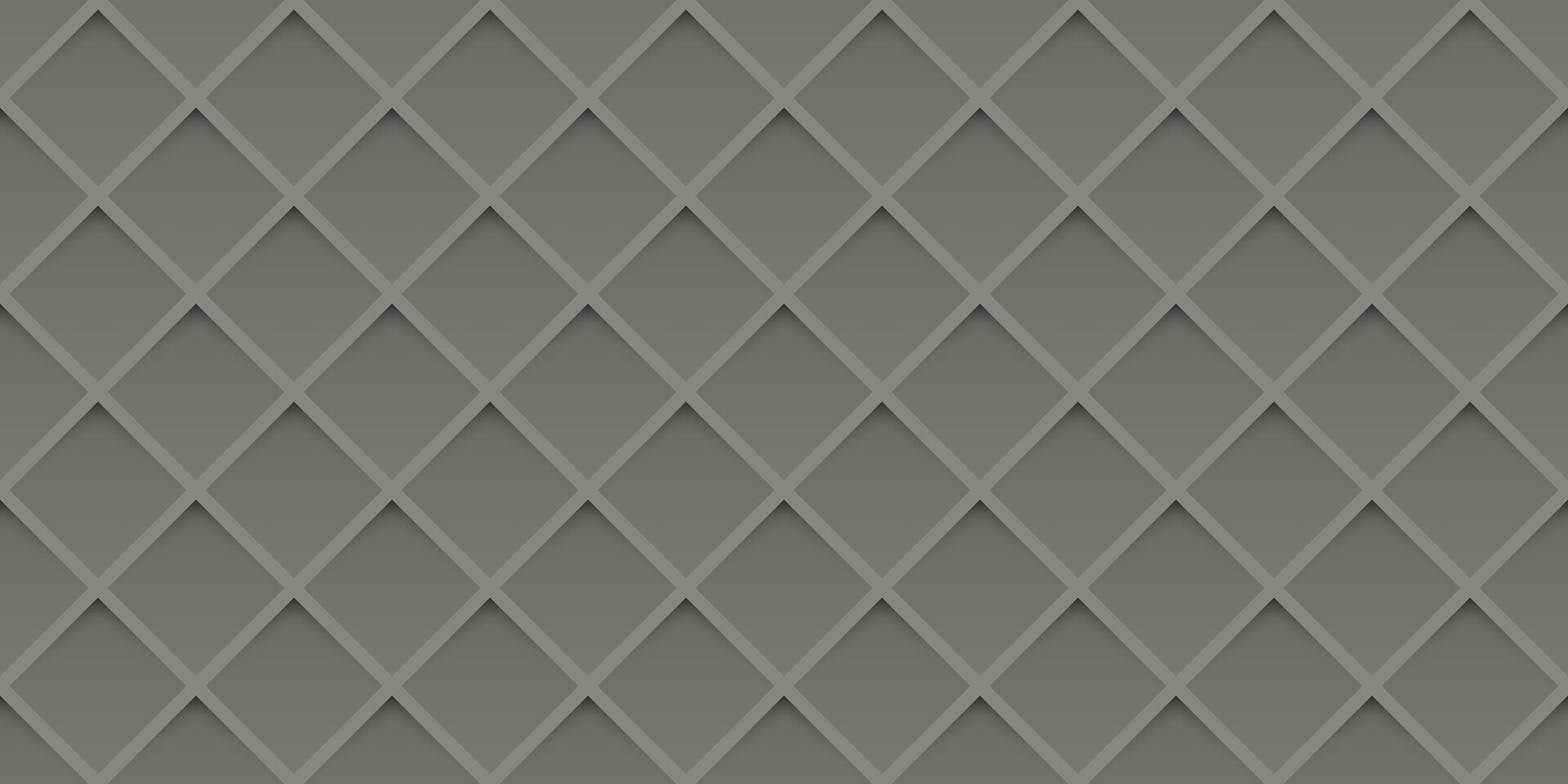 Square bas relief net gray color seamless pattern background graphic illustration. vector