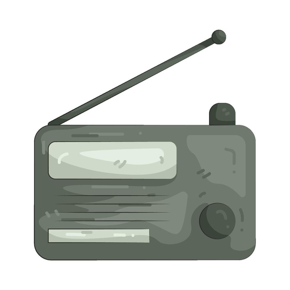 Vintage Radio Receiver vector