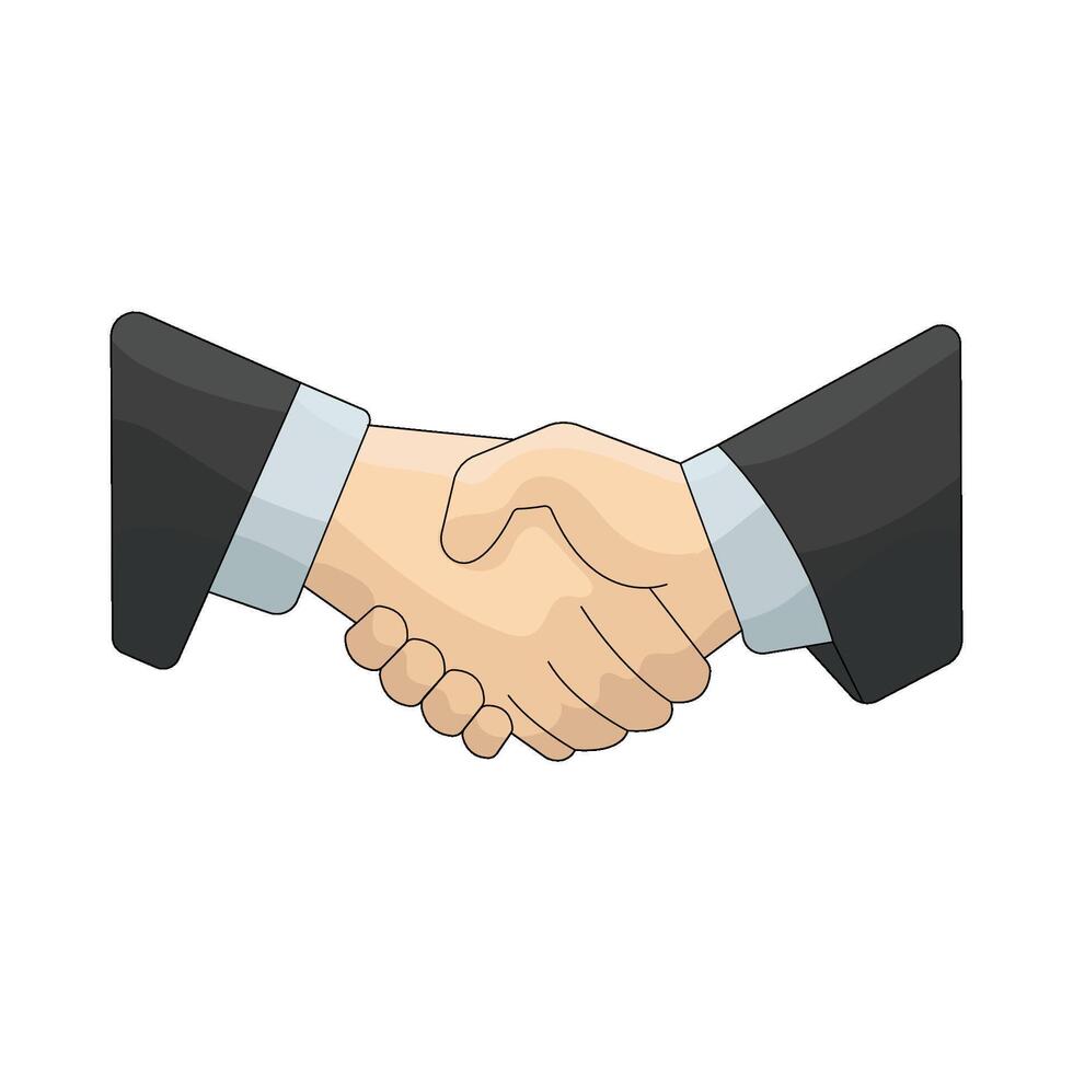 Business Handshake illustration vector