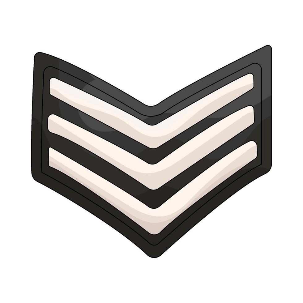 Military Sergeant Rank Insignia vector