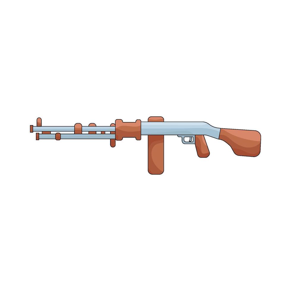 illustration of a Army Rifle vector