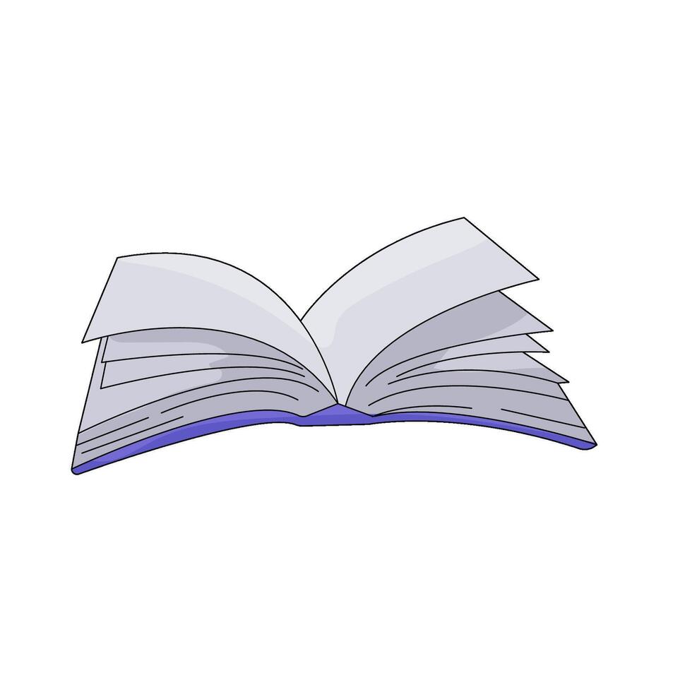 Open Books illustration vector