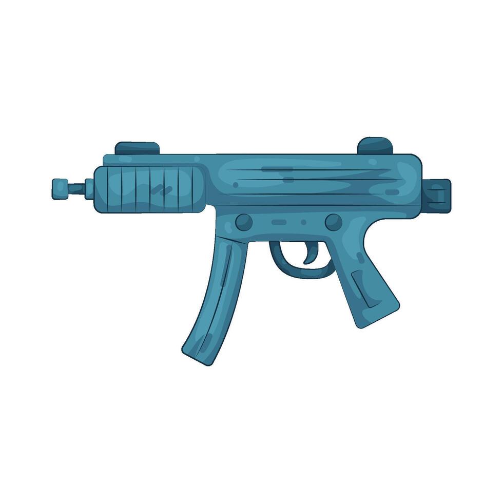 Submachine Gun illustration vector