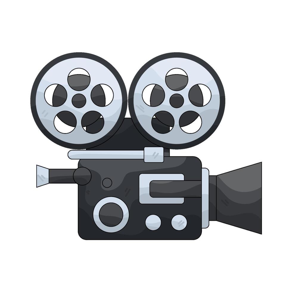 Retro Movie Camera vector