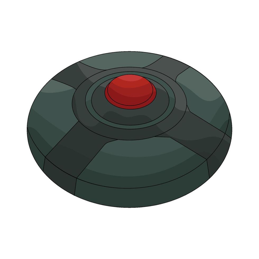 Illustration of an Military Landmine vector