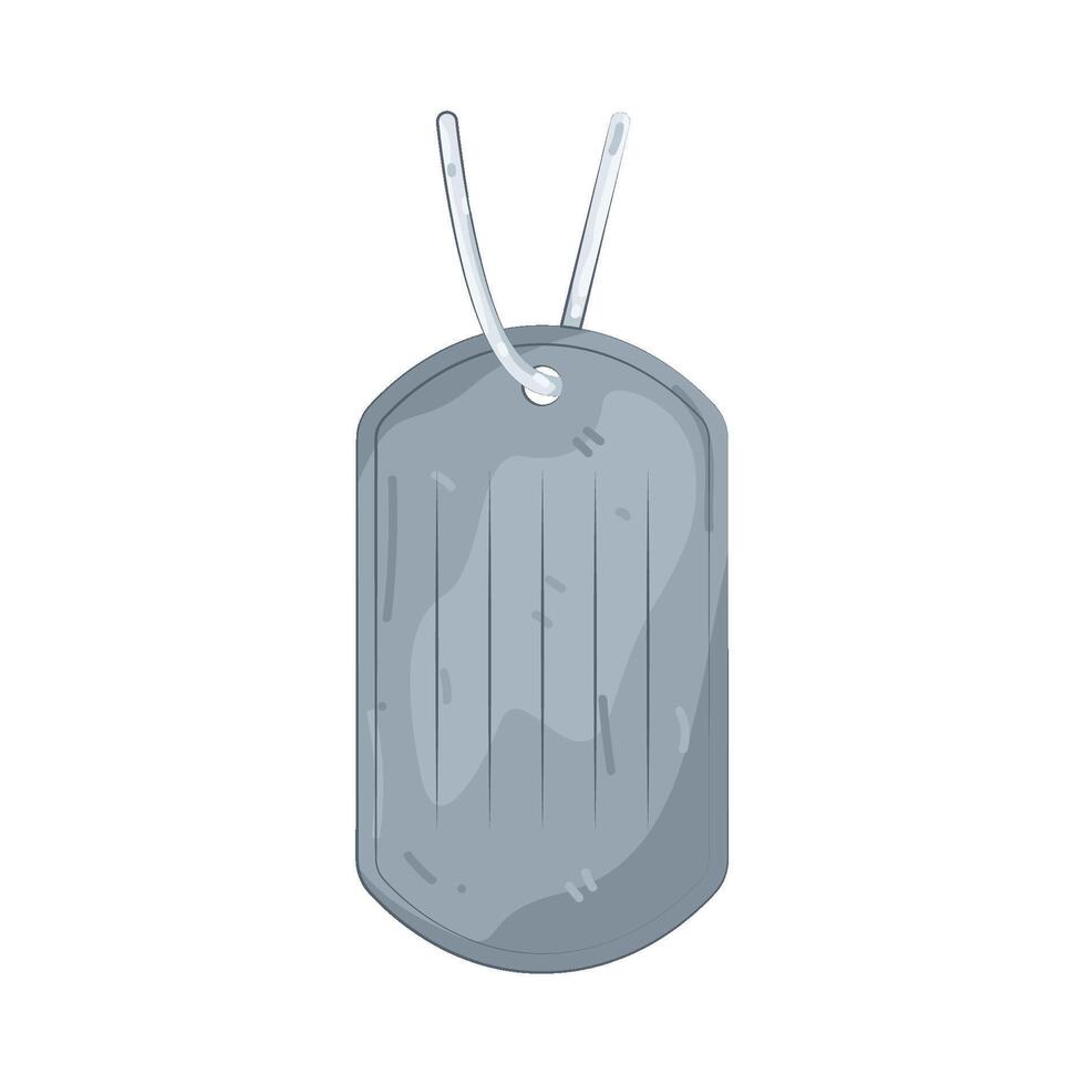 Military Dog Tag vector