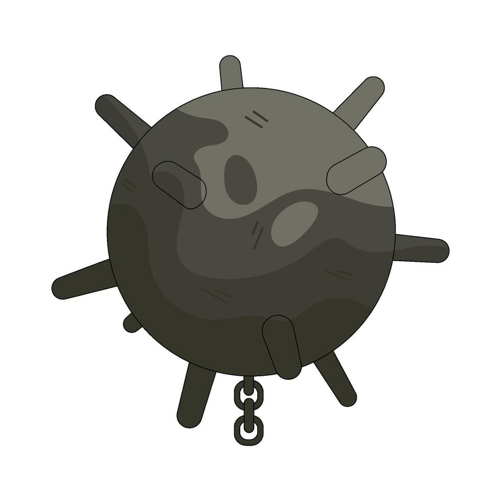 Underwater Sea Mine vector