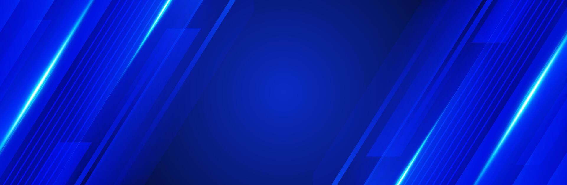 Modern gradient diagonal lines background in dark blue. Futuristic digital concept with glowing effect. Website, cover, banner, template, presentation. vector