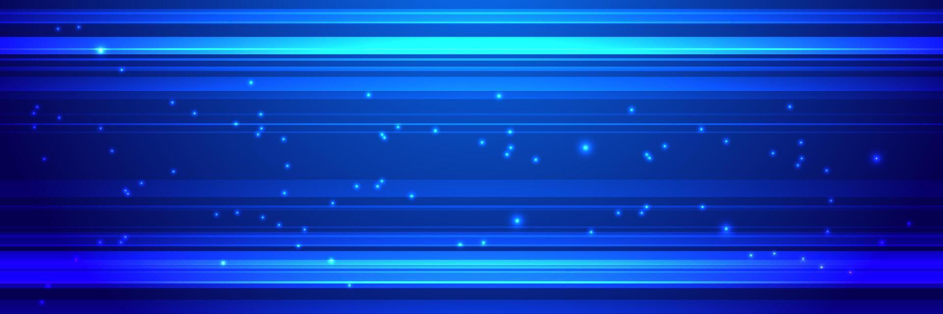 Technology blue background, horizontal lines, gradient speed lines, abstract, modern, banner, , website template, presentation vector