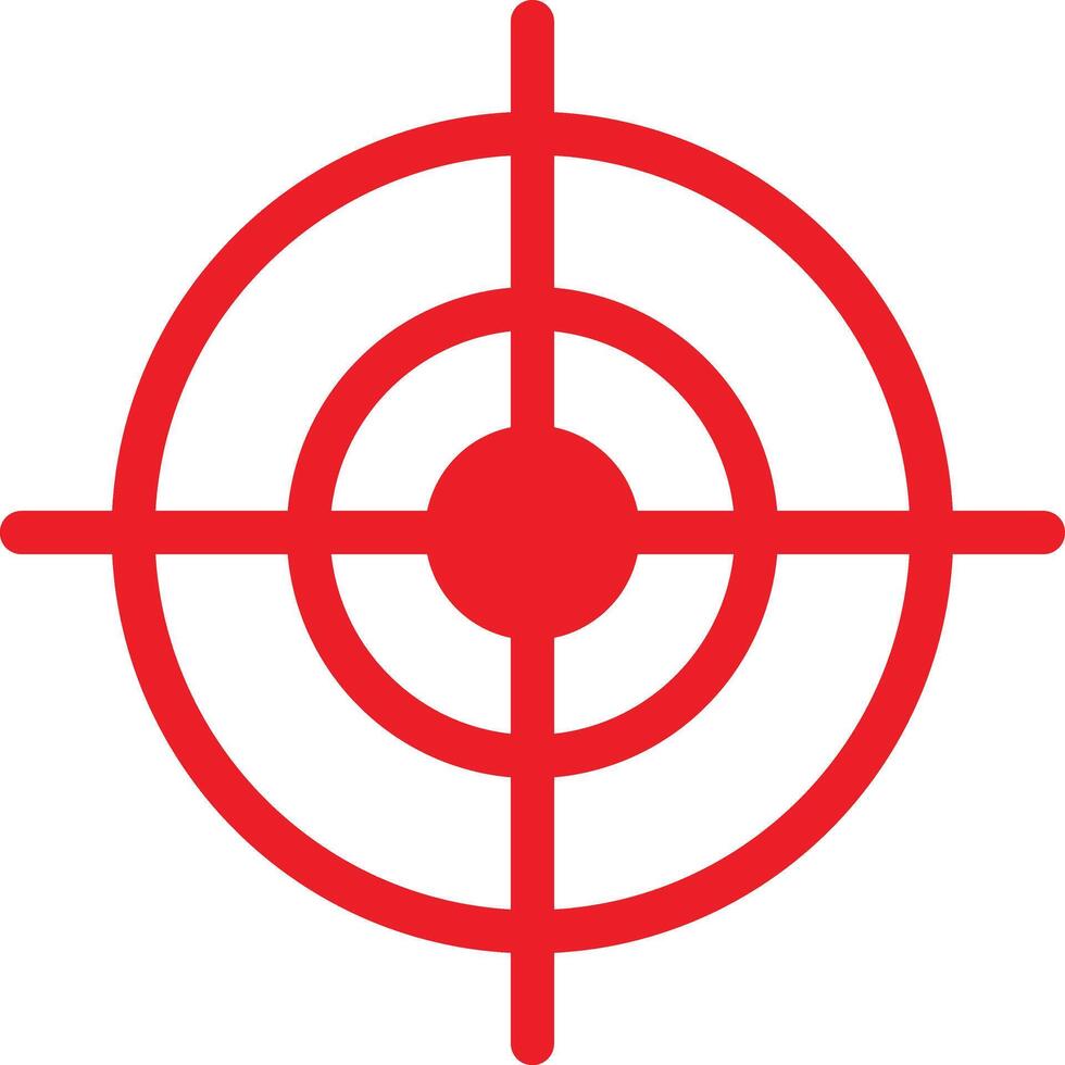 Target Goal Aim Fair vector