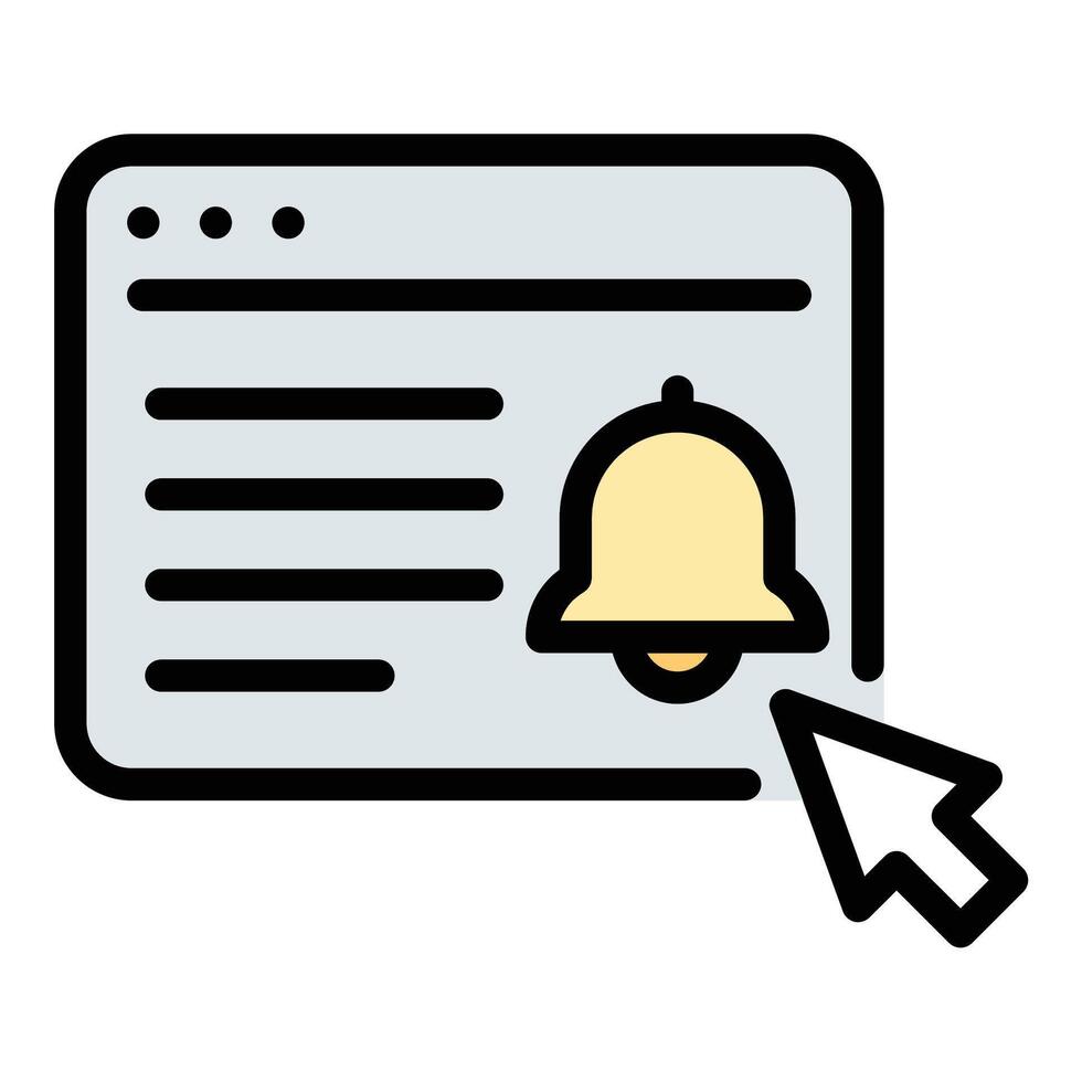 Blogger subscribe icon flat line style illustration representing audience engagement through following or subscribing to blogger content, suitable for digital marketing, content growth, vector