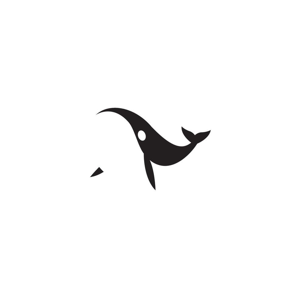 Orca Killer Whale Logo Icon vector