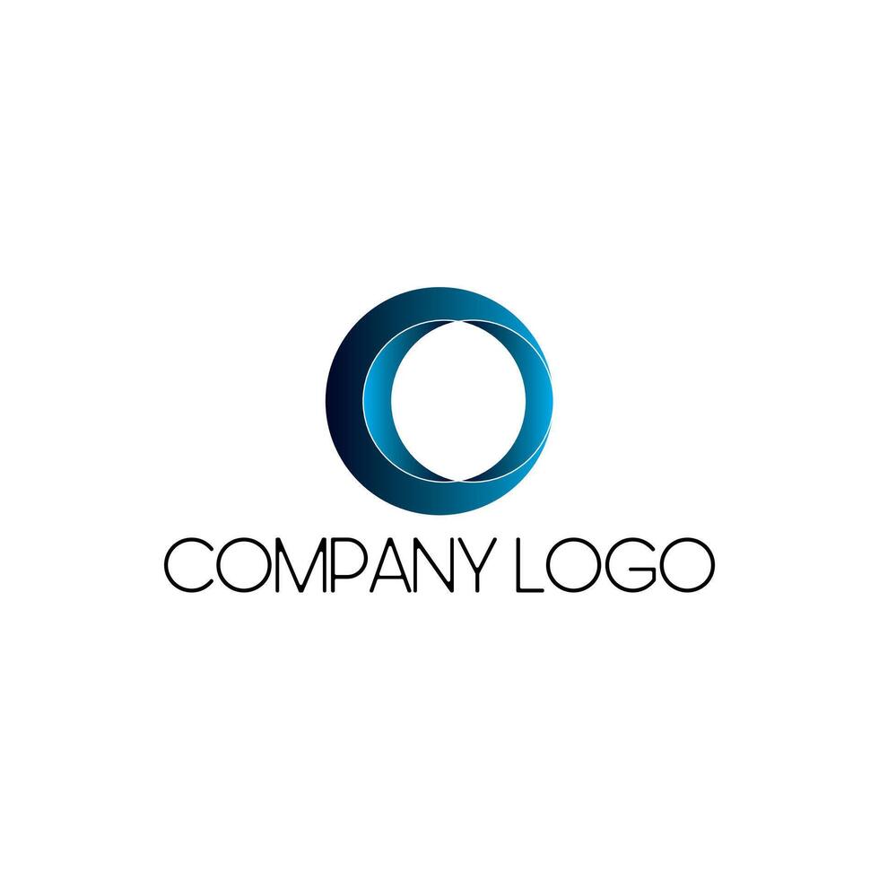 Abstract gradient company concept logo vector
