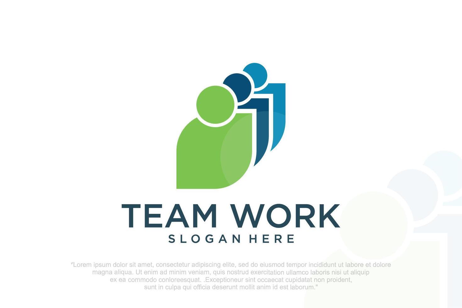 creative colorful social group logo. vector