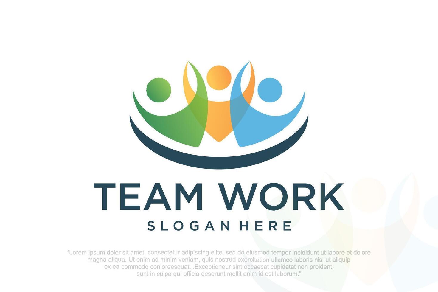 creative colorful social group logos . vector