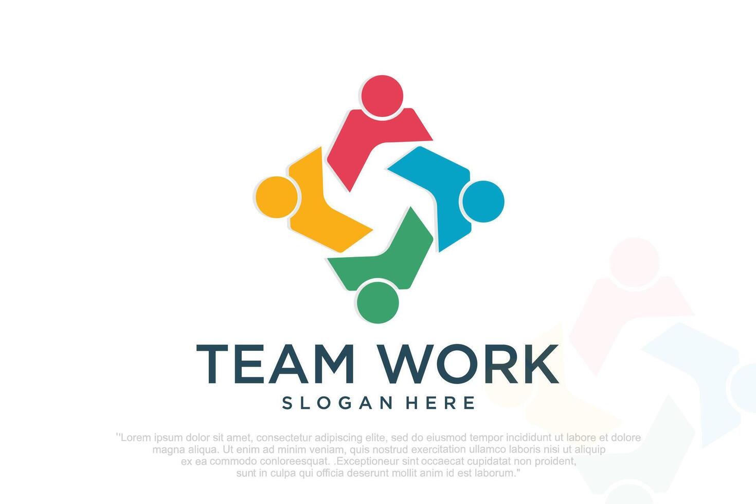 community people, social community, global community, human family logo design , illustration. vector