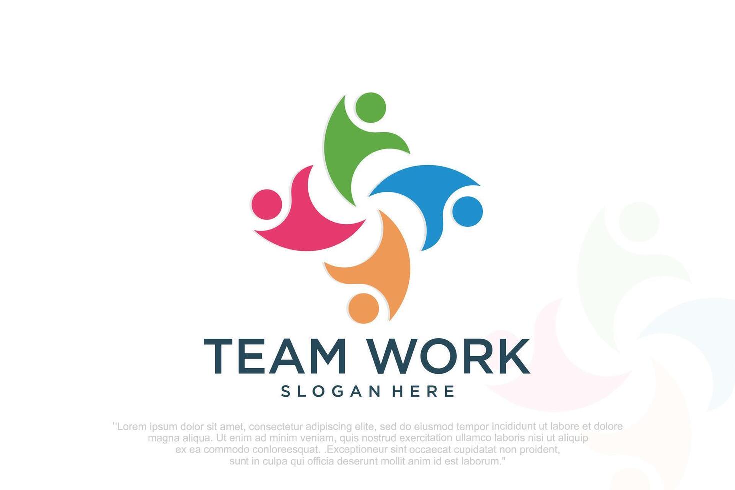community people, social community , global community, human family logo design vector