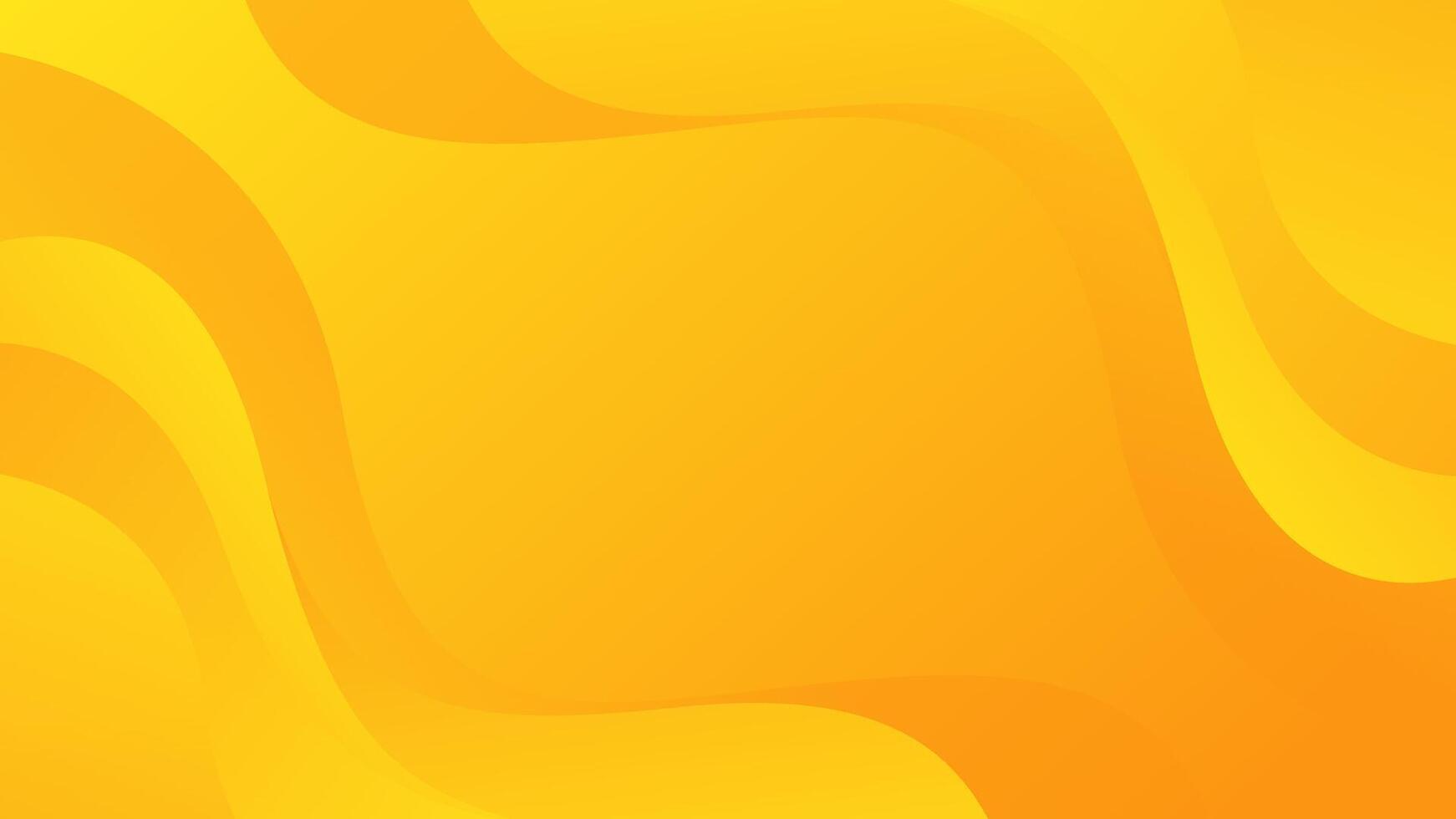 Bright yellow dynamic abstract background. Modern lemon orange color. Fresh template banner vector