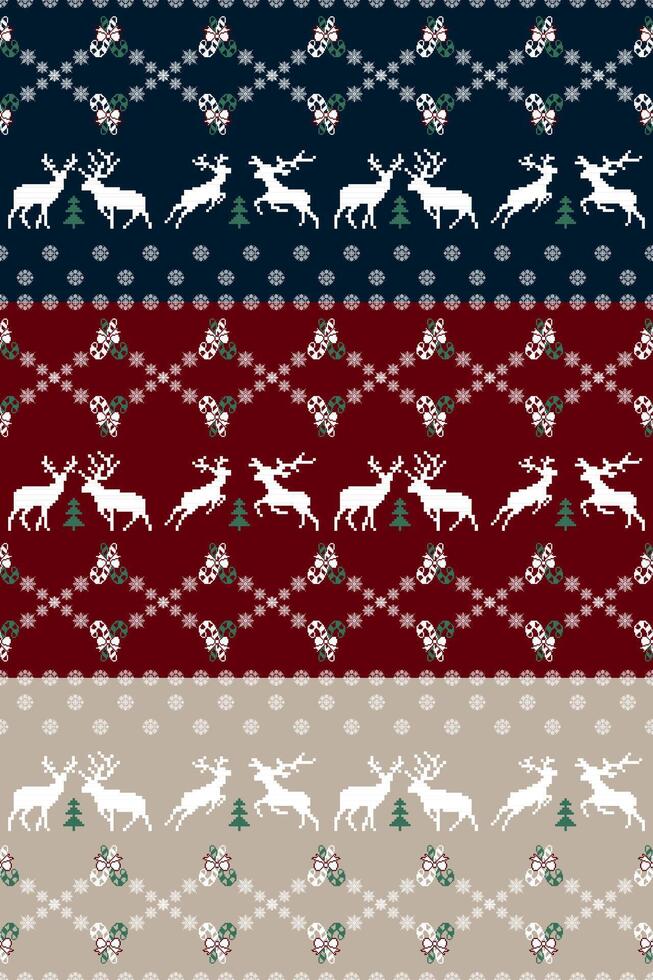 Christmas jumper pattern vector