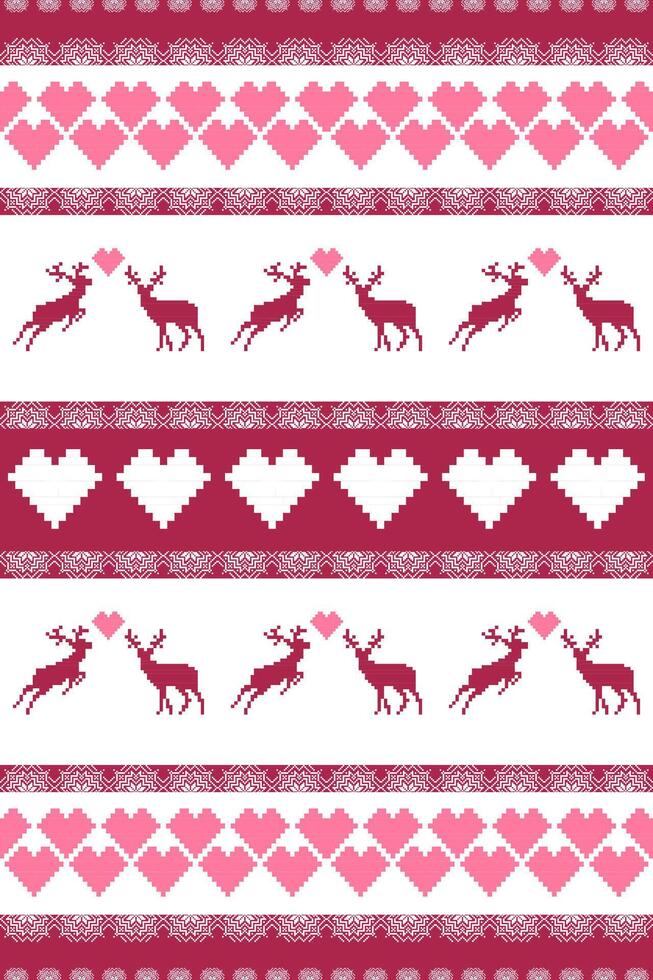 Lovely Christmas pattern vector