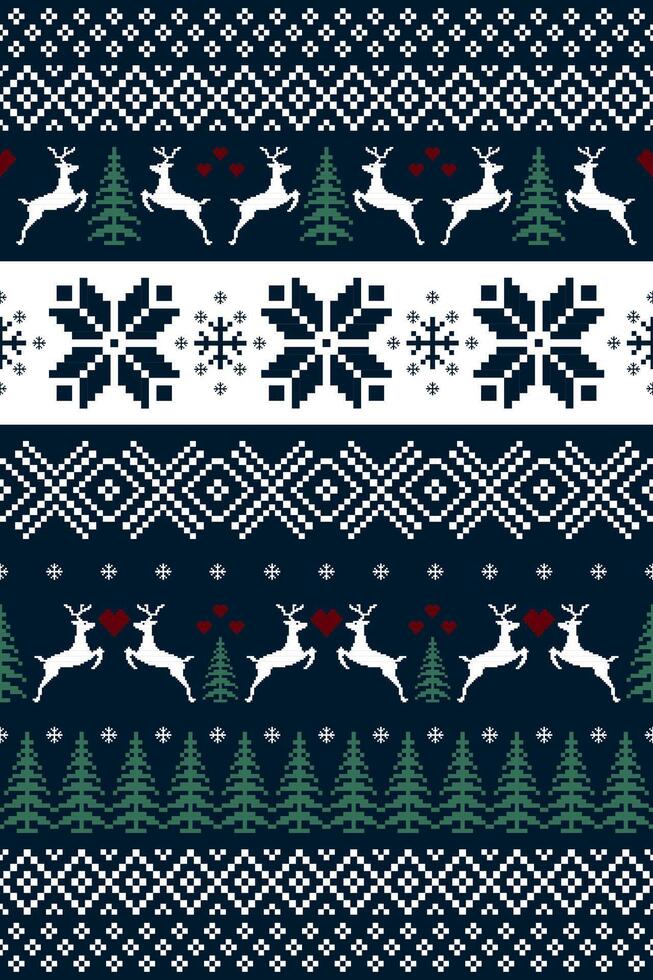 Pretty Christmas pattern vector