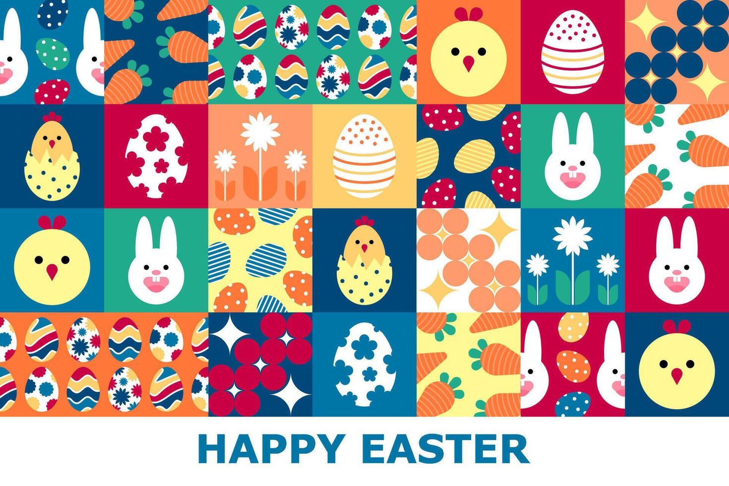 Happy Easter design vector