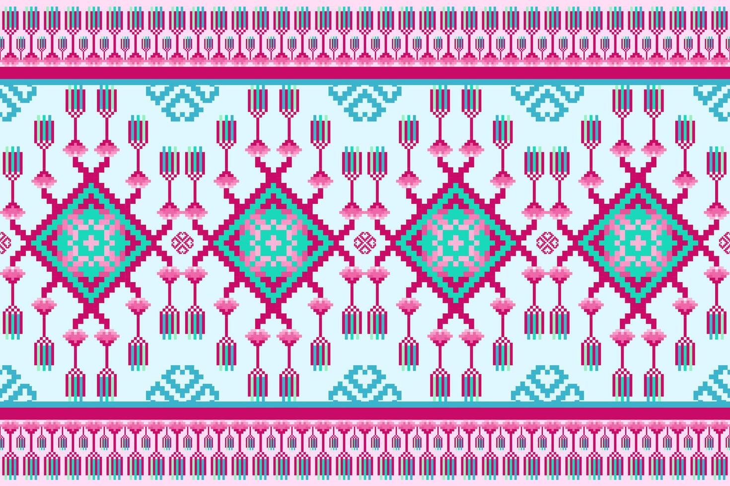 Modern motif ethnic pattern vector