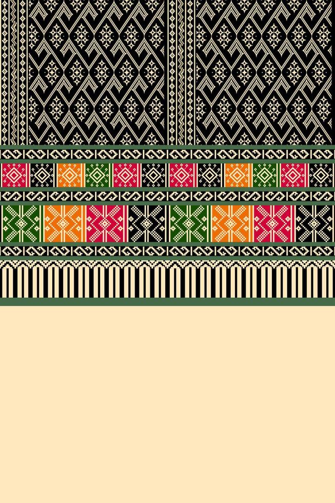 Sarong ethnic pattern vector