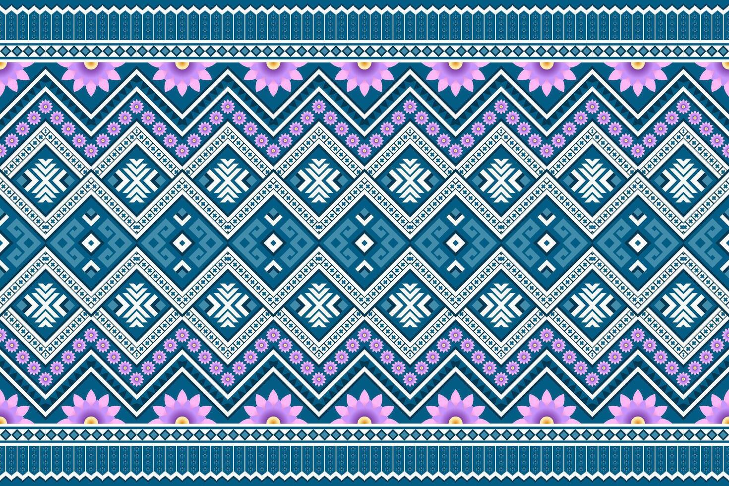 Ethnic pattern design vector